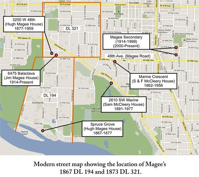 Magee Southlands Map