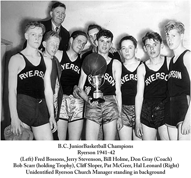 Ryerson Basketball 1941-42